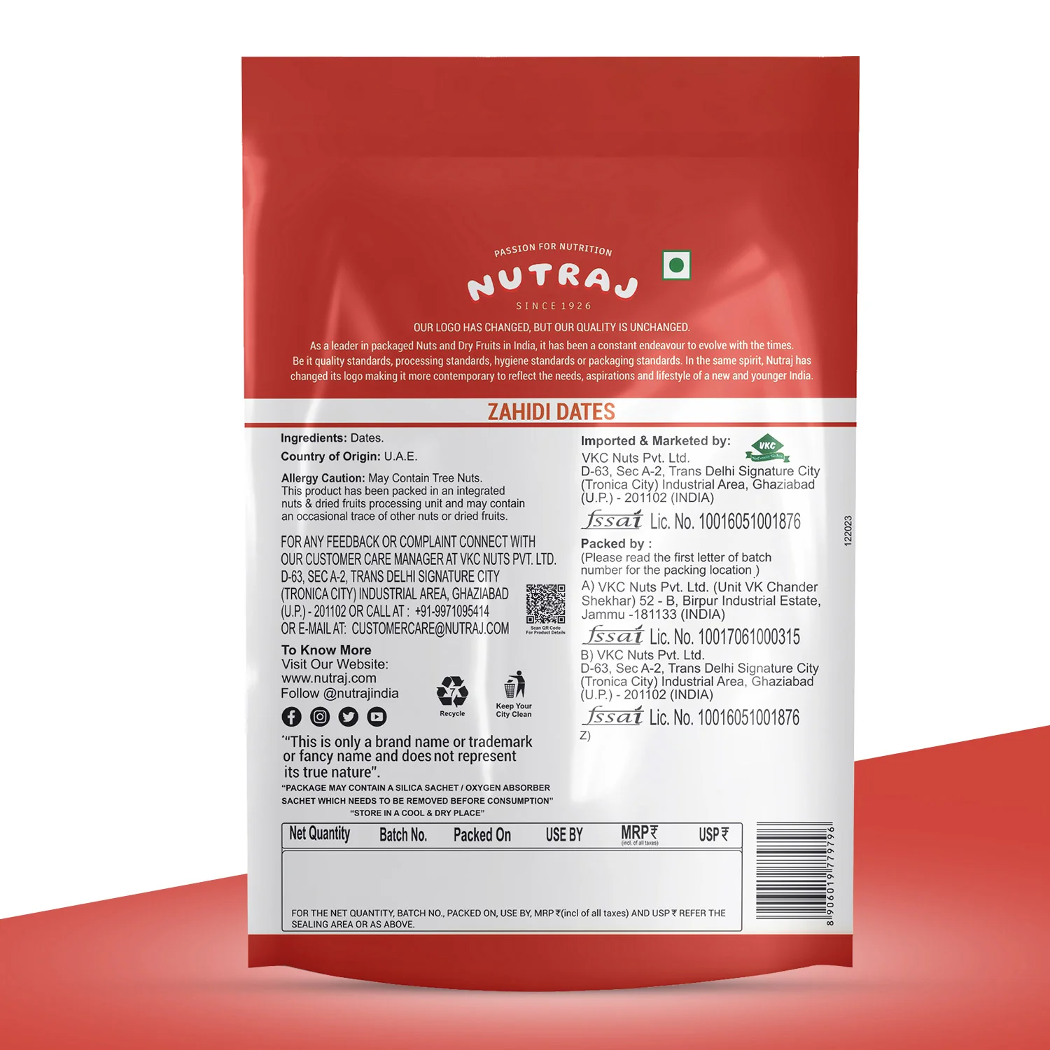 Nutraj Zahidi Dates 500gm (Khajur/Khajoor) - Image 3