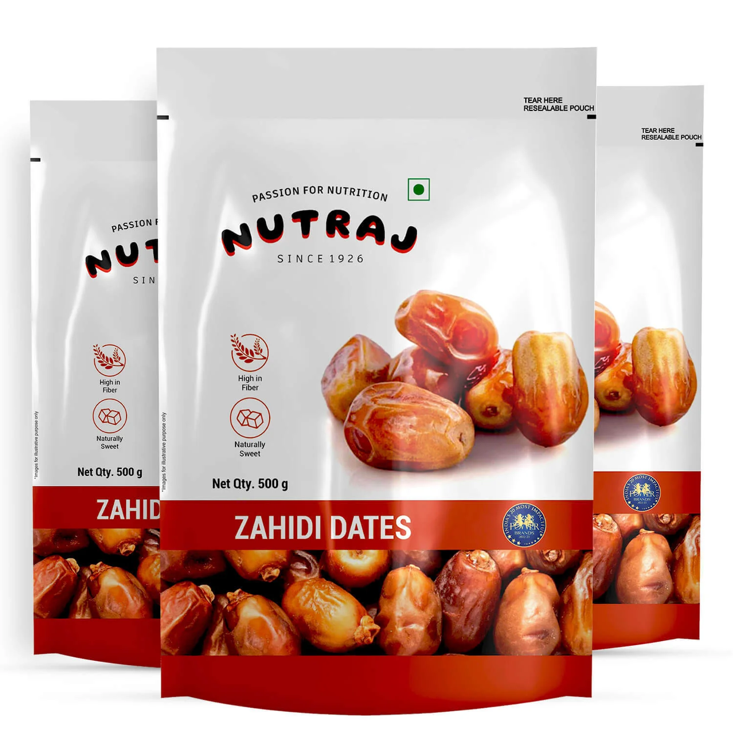 Nutraj Zahidi Dates 500gm (Khajur/Khajoor) - Image 9
