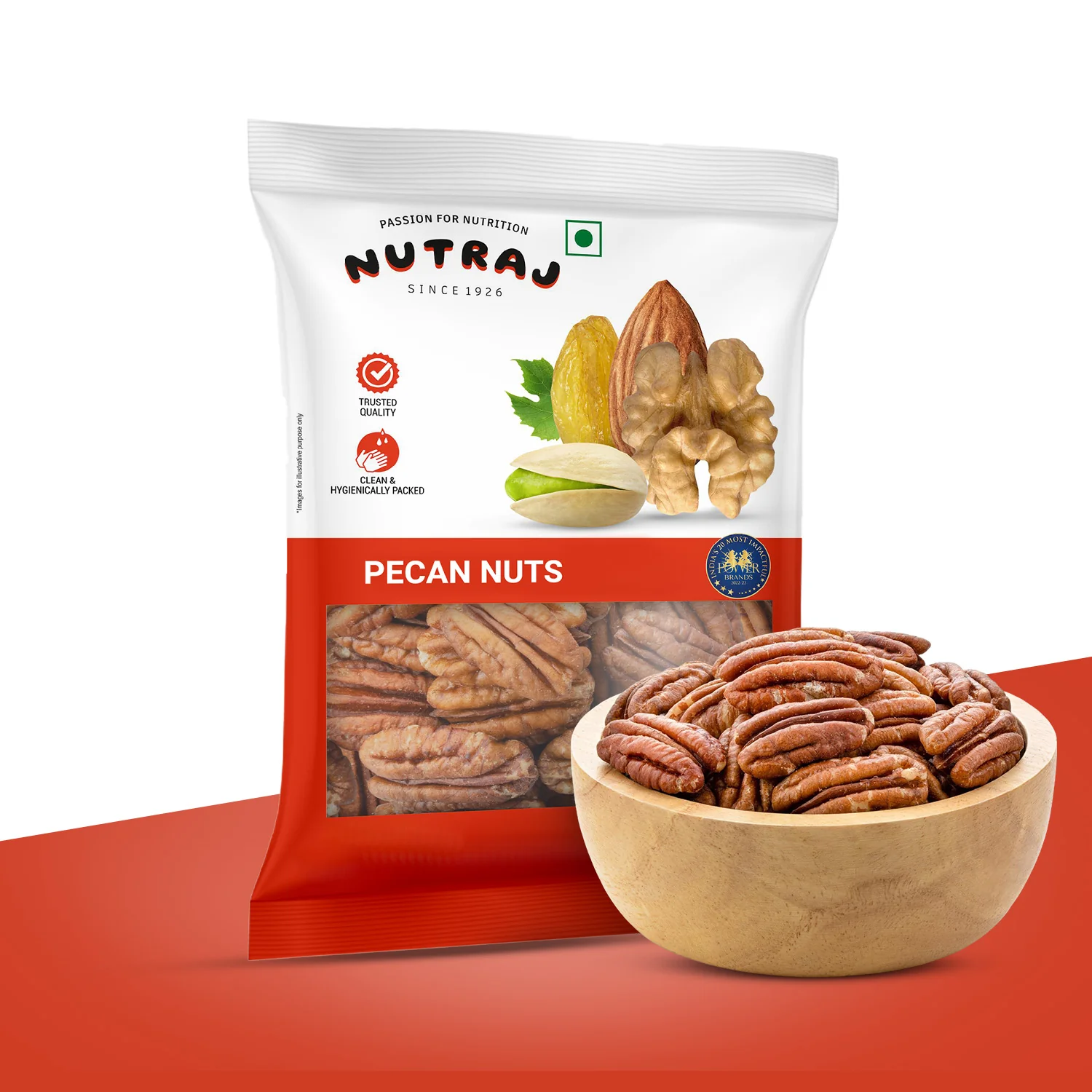 Nutraj Pecan Nuts 100gm - Image 3