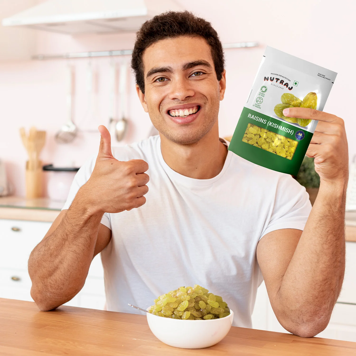 Nutraj Round Raisins 200gm (kishmish/kismis) - Image 6