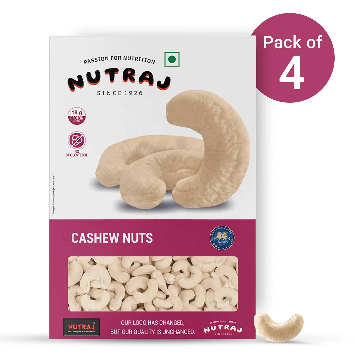Nutraj Cashew Nuts 200gm (W240) - Image 10