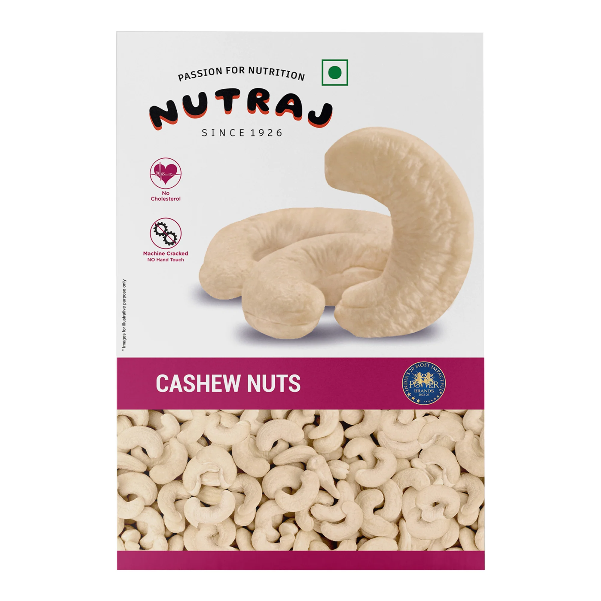 Nutraj Cashew Nuts 200gm (W240) - Image 3