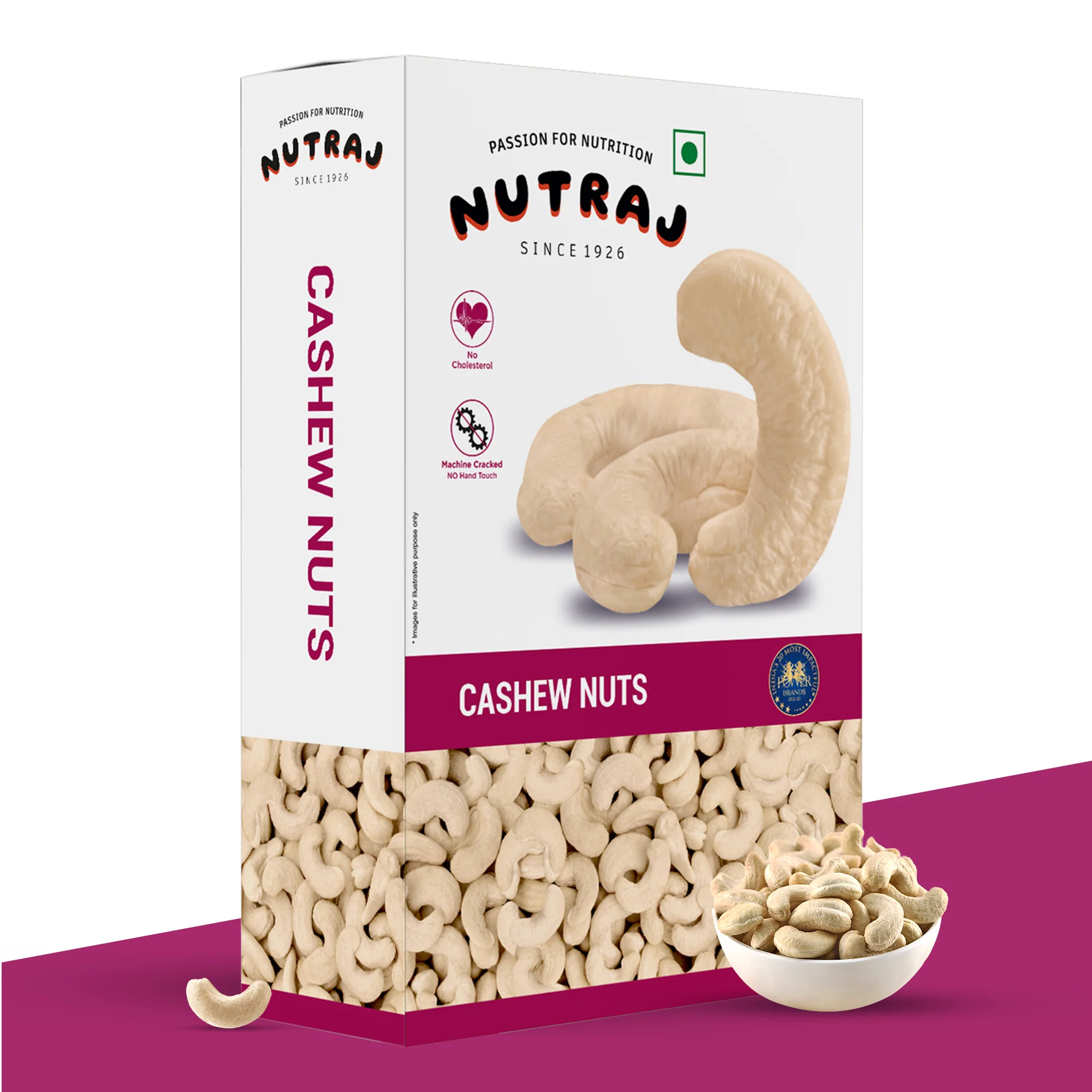 Nutraj Signature Cashew Nuts 200gm (W240) - Image 3