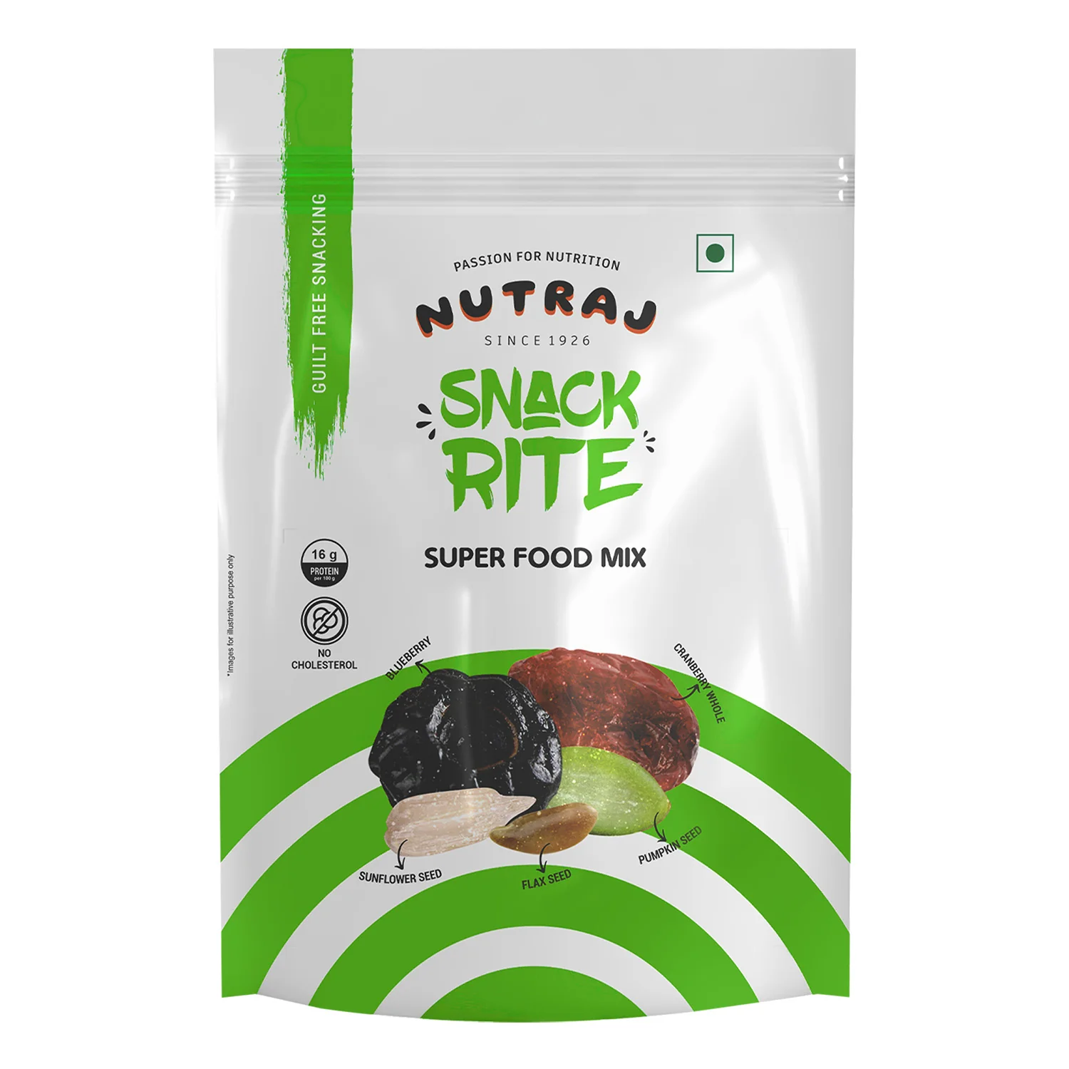 Nutraj Super Food Mix - American Cranberries, American Blueberry, Flax Seeds, Sunflower Seeds & Pumpkin Seeds 200gm - Image 7