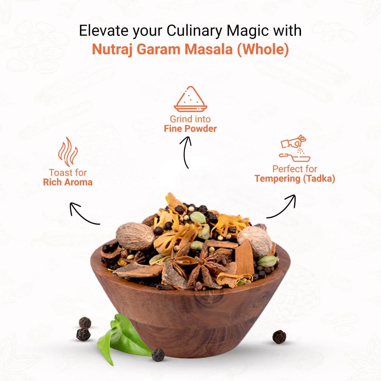 Nutraj Whole Garam Masala (Khada Masala) 100gm - Image 5